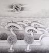 The Wind           21½" x 19"