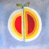 Half Apple		                         24" x 24"